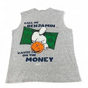 vintage 90s And 1 muscle tank with money back graphic